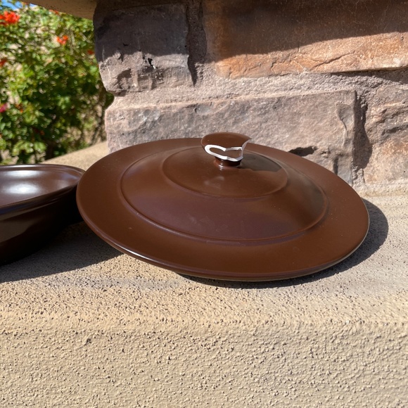 Longaberger Flameware Chocolate 8” Skillet